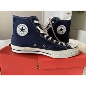 Brand new - Navy hightop converse
